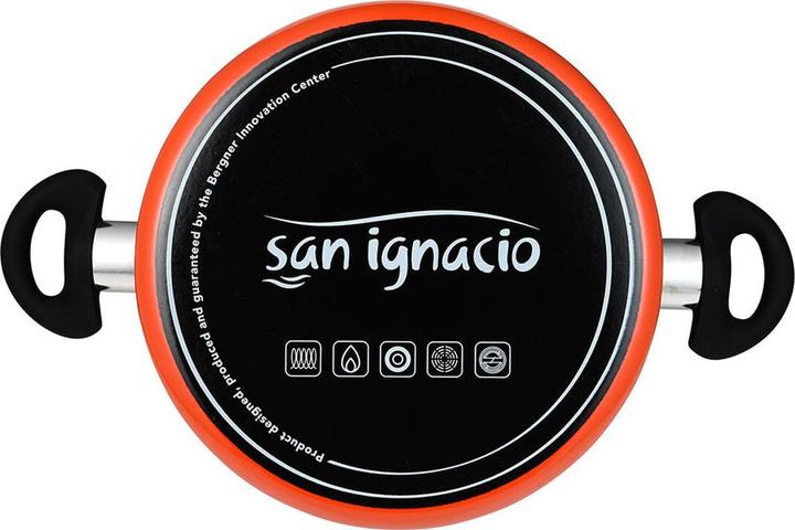 Actual product image San Ignacio Topf mit Deckel valencia experto Orange Ø 24 cm (Pot, Carbon steel)