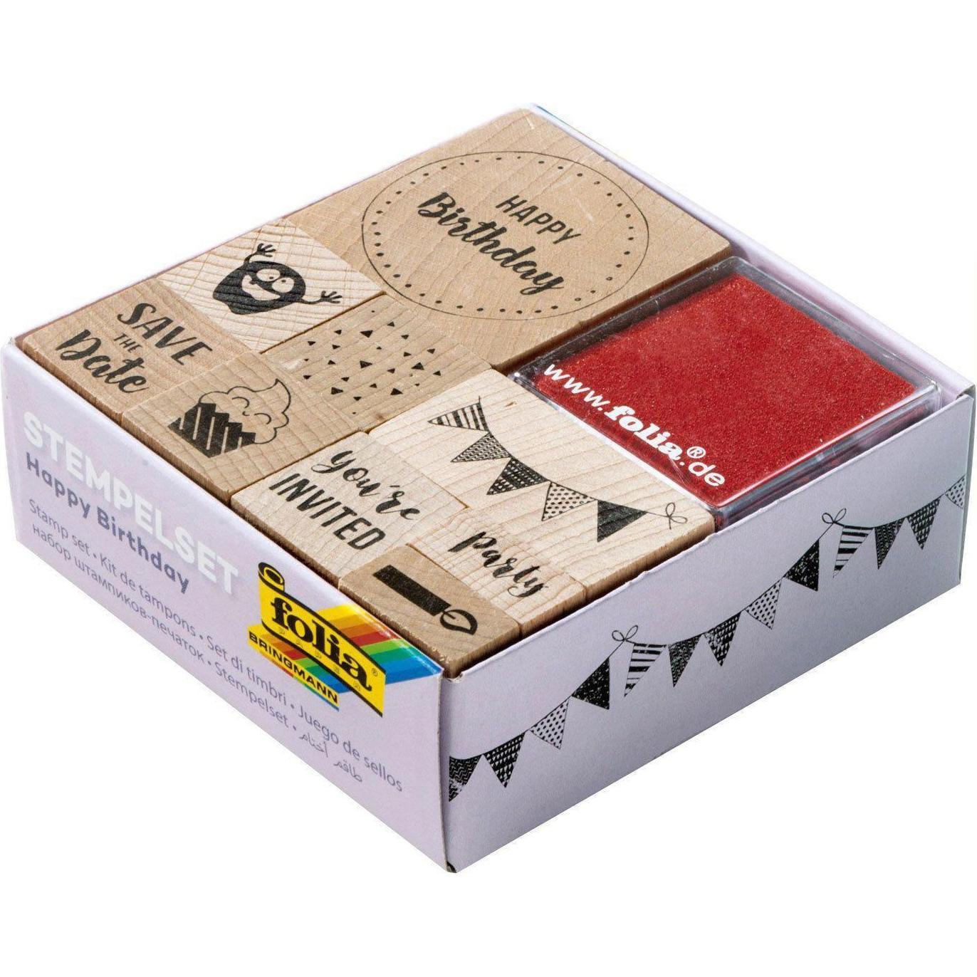 Folia Satz Briefmarken Alles Gute zum Geburtstag (31104)