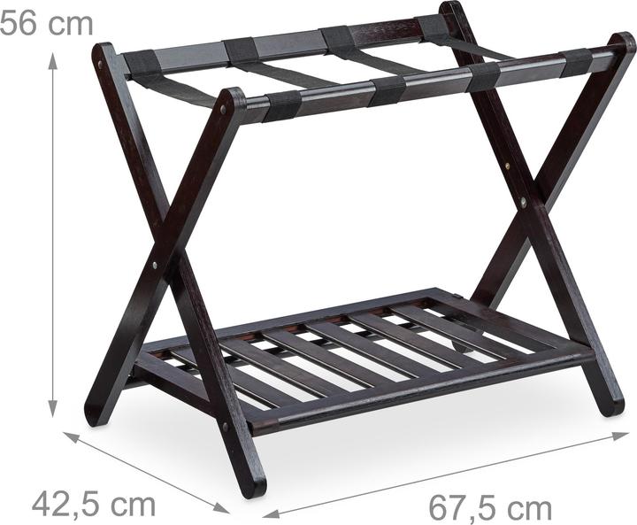 Actual product image Relaxdays Suitcase stand (Suitcase rack)