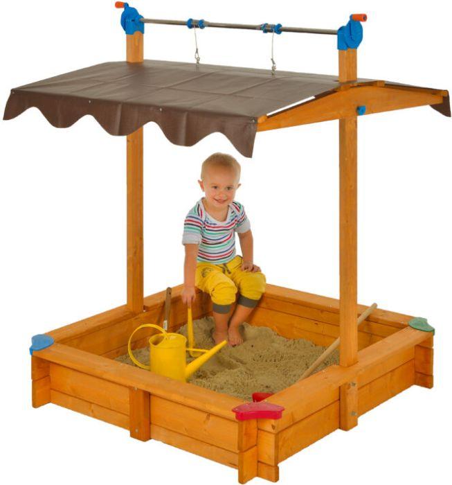 Gaspo Felix natural wooden sandpit