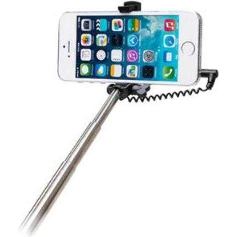 Bigben Selfiestickminiv2b, Selfie Stick, Schwarz, Silber