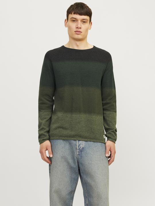 Actual product image Jack & Jones Plain knitted pullover Knitted pullover with round neck (XS)