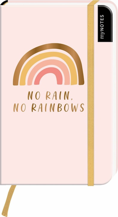 Produktbild Notizbuch A6 blanco myNOTES No rain (A6, Blanko, Harter Einband)