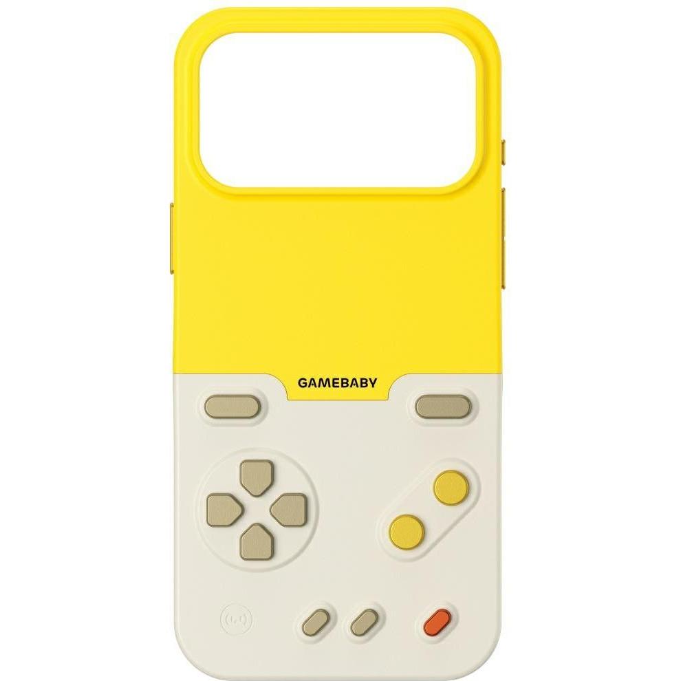 BitmoLab Case GAMEBABY with controller for iPhone 17 Pro yellow (Apple iPhone 17 Pro) (GAM000053)