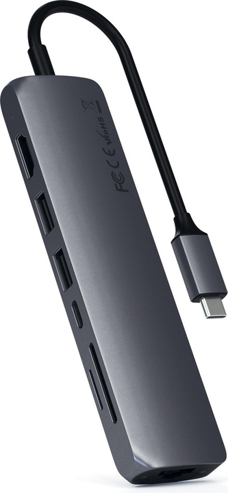 Satechi USB-C Slim Multi-port (USB-C, 7 Ports)