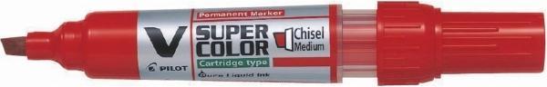 Image du produit Pilot Marqueur indélébile V SUPER COLOR BEGREEN 2,2-5,2mm rouge (Rouge, 5.20 mm, 1 x)