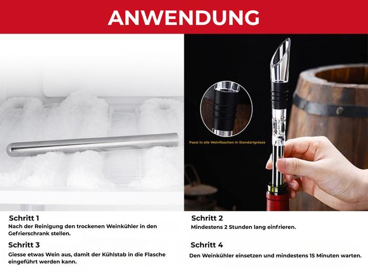 Actual product image Vinumora Weinkühler-Stick (Wine pourer)