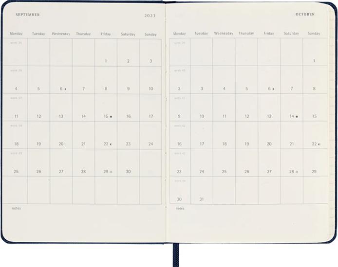 Immagine prodotto Moleskine Calendario settimanale 26/27 (A5, 1 settimana / 1 pagina)