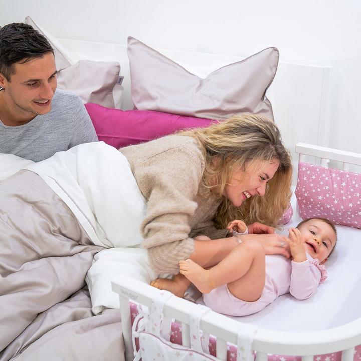 Produktbild Babybay Spannbettlaken Spannbetttuch 2er Pack Deluxe aus Jersey für (43 x 81 cm)