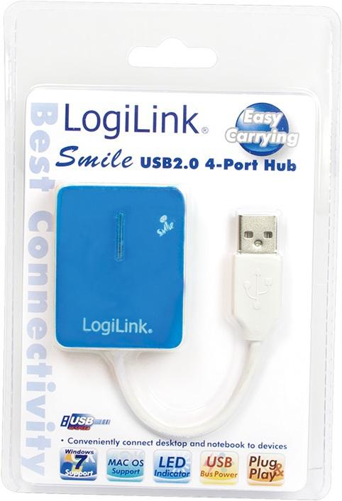 Actual product image LogiLink Smile (USB-A, 4 Ports)