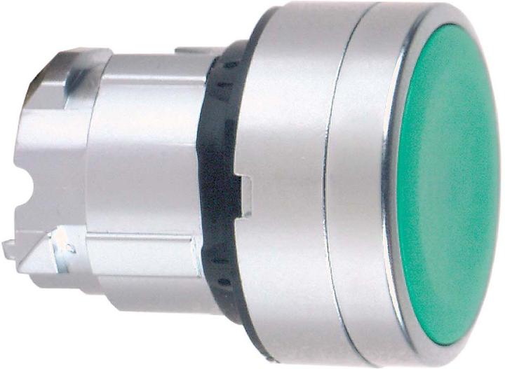 Actual product image Schneider Electric Metal button head with clear silicone membrane and spring return with flat pressure surface