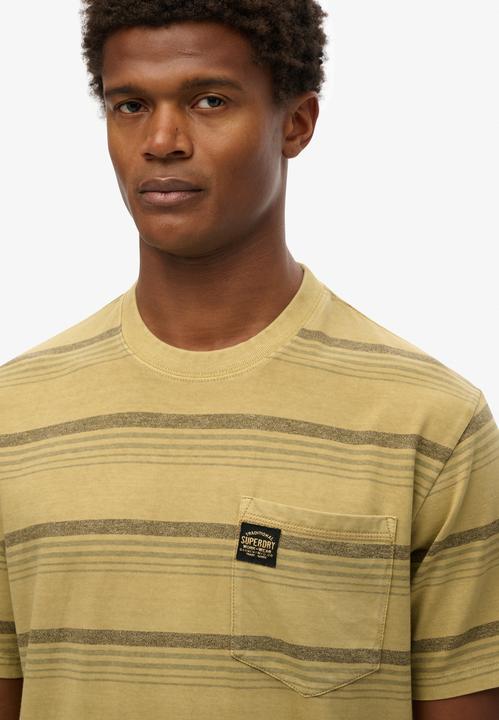 Actual product image Superdry Contrast Stripe Pocket Tshirt (XXL)