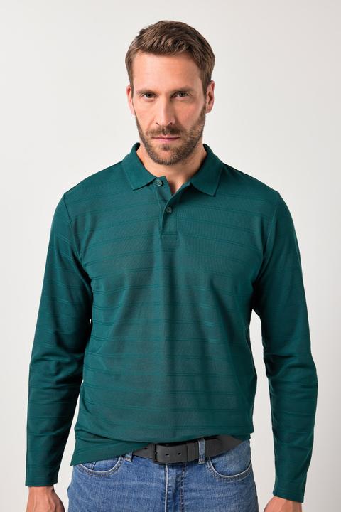 Produktbild JP1880 JP AWARE Langarm-Poloshirt, mit Biobaumwolle, OCS-zertifiziert (8XL)