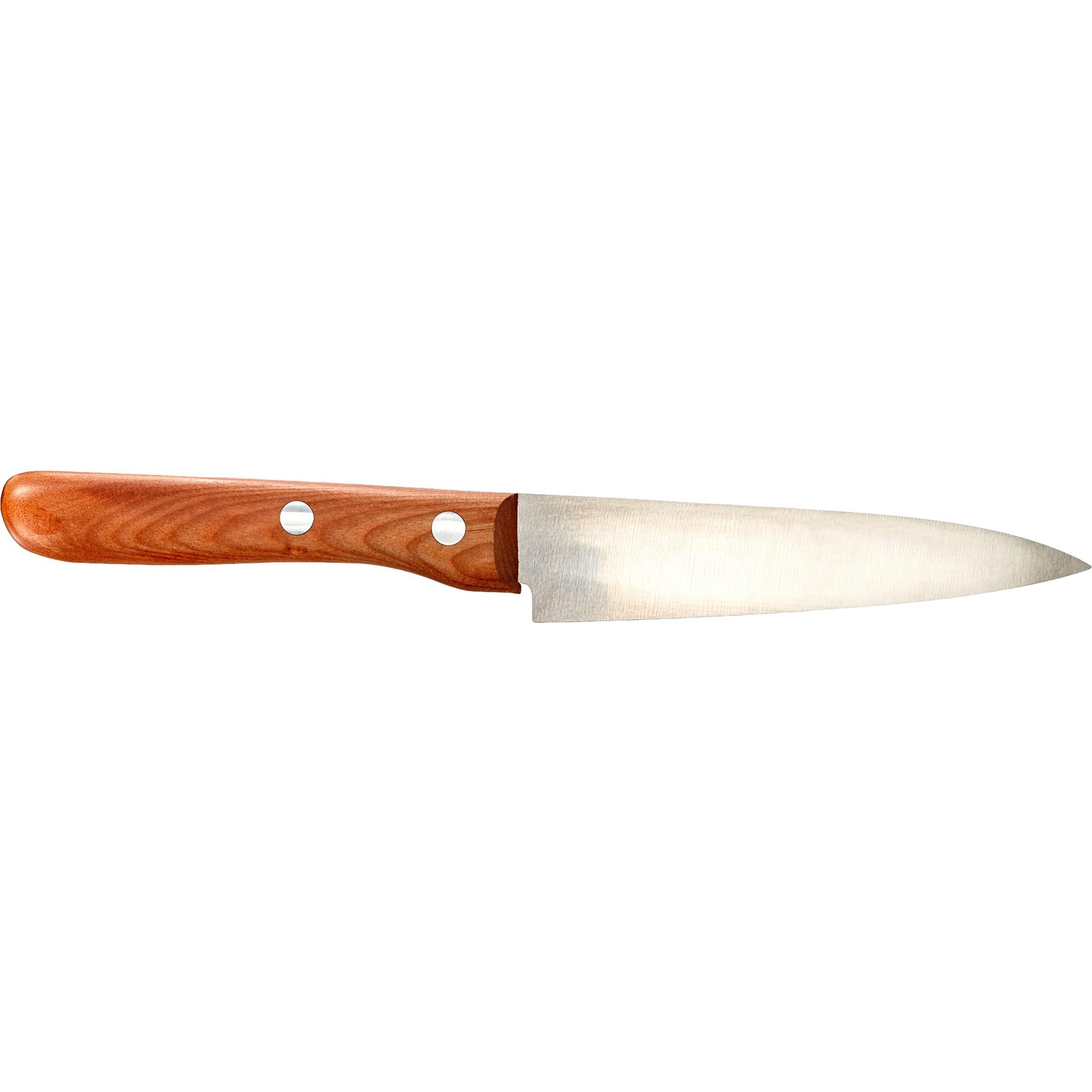 Thumbnail - Windmühle Petty Carbon-Stahl, 130 mm, Kirsche, Küchenmesser, Braun, Silber