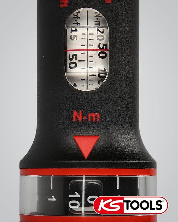 Produktbild KS Tools ERGOTORQUE®precision Ratschen-Drehmomentschlüssel (3/8", 10 - 50 Nm)