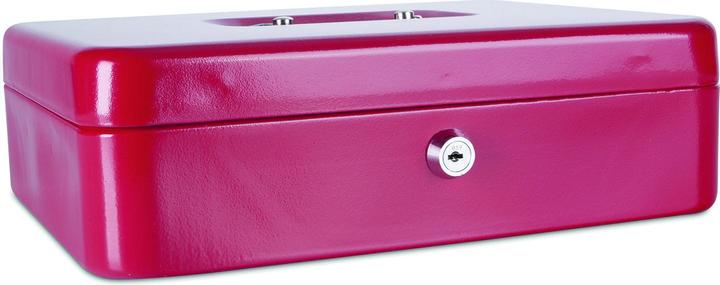 Donau Cassette pour l'argent, grande, 300x90x240mm, rouge