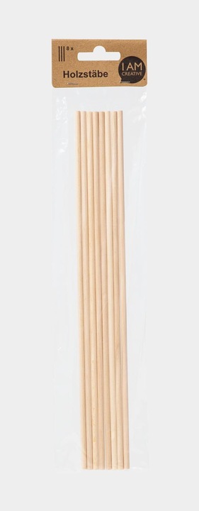 Produktbild I Am Creative Holzstab rund