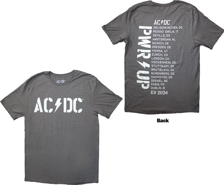 Produktbild AC/DC Logo PWR-UP EU Tour 24 Back Print (3XL)