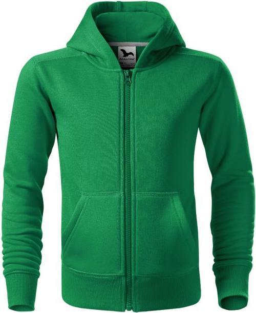 Produktbild Malfini Children's Trendy Zipper Sweatshirt (Grass Green) (122)