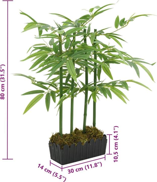 Immagine prodotto vidaXL künstlicher Bambus (80 cm)