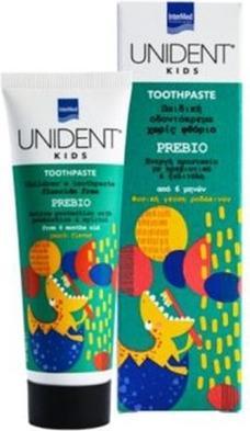 Actual product image Intermed Unident Unident Kids Toothpaste Prebio - Fluoride-Free Peach Flavor, 50 Ml (50 ml)