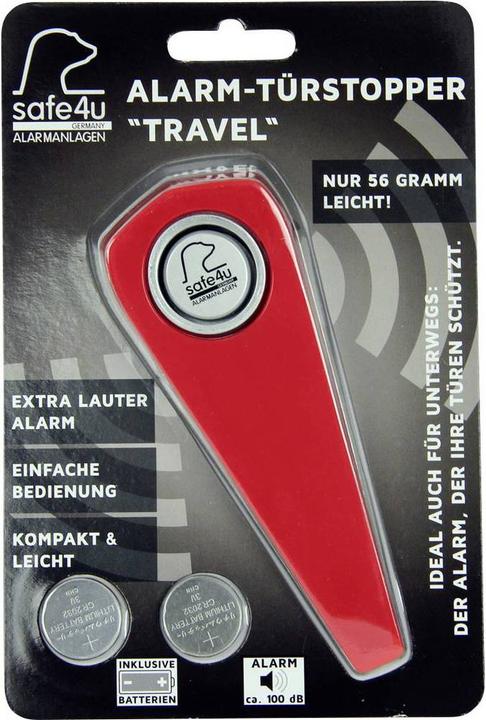 Produktbild KH Security kh-security Travel Rot 100 dB 100218