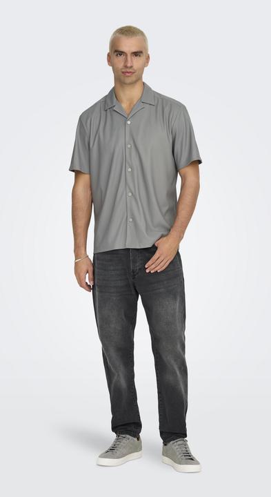 Actual product image Only & Sons Onskari Life Rlx Resort Ss Plizze Shirt (L)