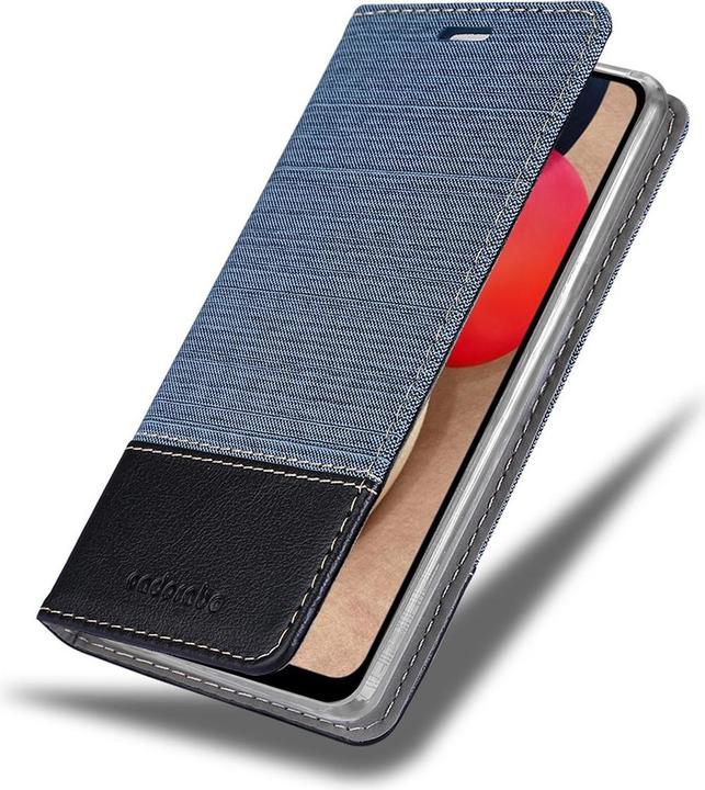 Produktbild Cadorabo Book Jeans Optik Cover (Samsung Galaxy A02s)