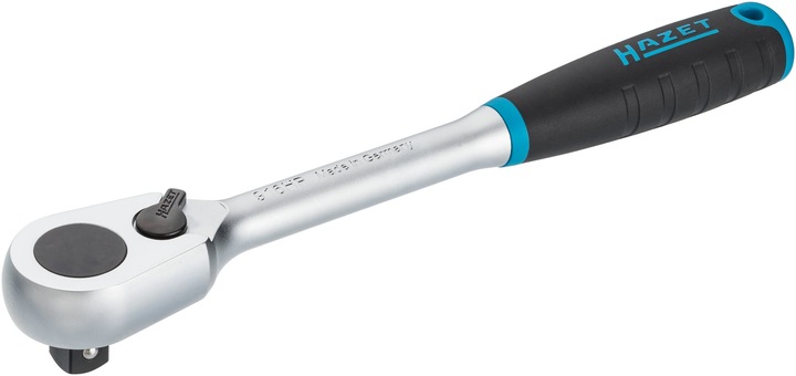 Immagine prodotto HAZET Leva a cricchetto reversibile a dentatura fine HiPer 916HP ∙ Attacco quadro, massiccio, 12,5 … (1/2")