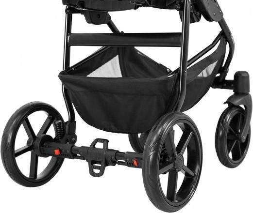 Actual product image Kunert Combi pram Mata black, frame black, incl. car seat Trix