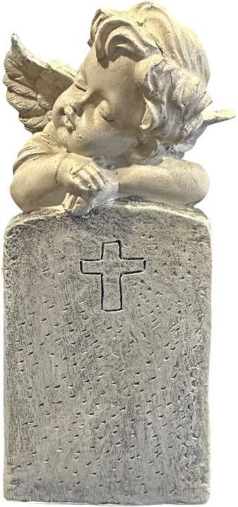 Immagine prodotto Dameco Decorazione funebre angelo su lapide 7 x 8,7 x 16 cm