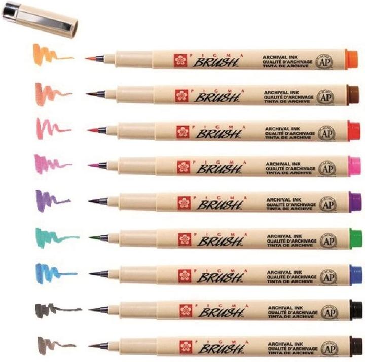 Produktbild Sakura Pigma Brush (9x)
