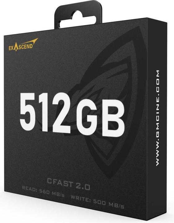 Actual product image Exascend Archon (For Komodo 6K) CFast 2.0 512 GB (ES117857) (512 GB, CFast 2.0)