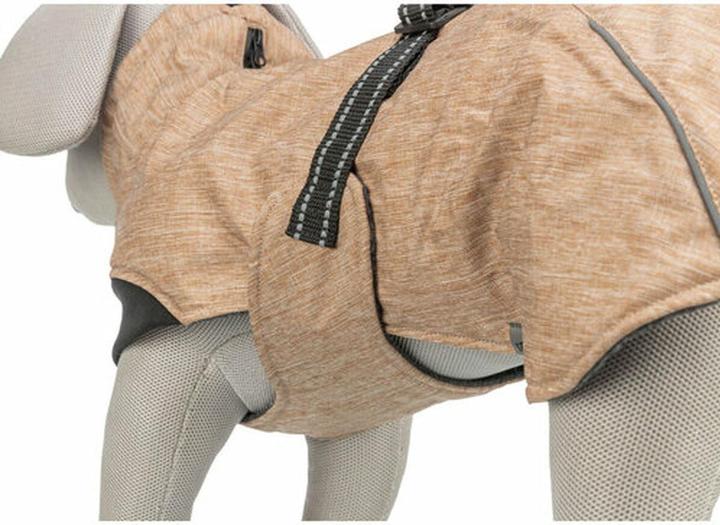 Image du produit Trixie Riom winter coat, XXL: 80 cm, sand (XXL, Manteau pour chien)