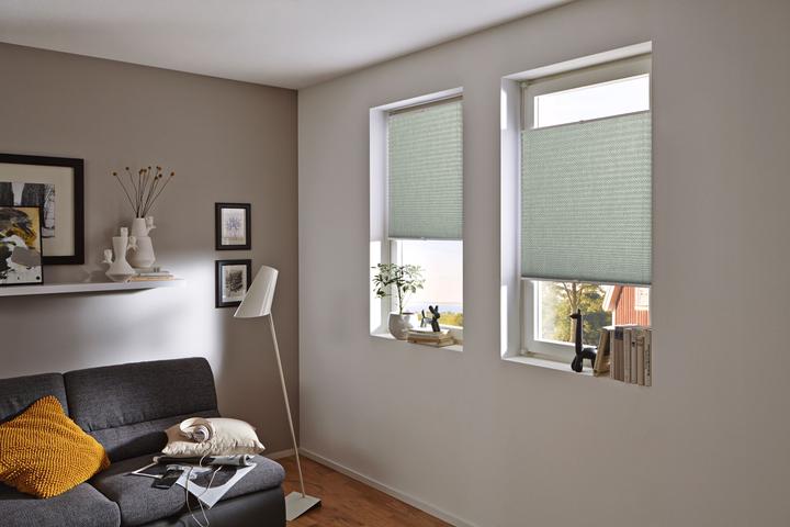 Actual product image Wohnidee Kollektion Pleated blind with 2 operating rails (70 x 130 cm)