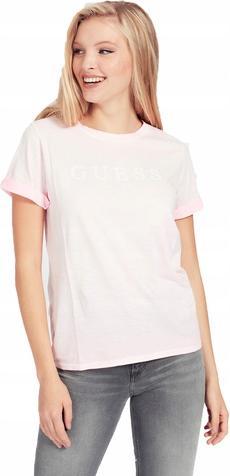 Guess Damen T-Shirt Es Rol Rosa (XS)