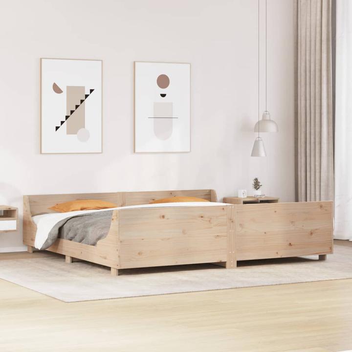Actual product image vidaXL Bettrahmen (200 x 200 cm)