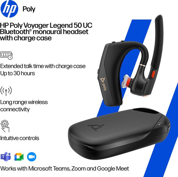 Actual product image Poly Voyager Legend 50-M UC (Wireless, USB-C)