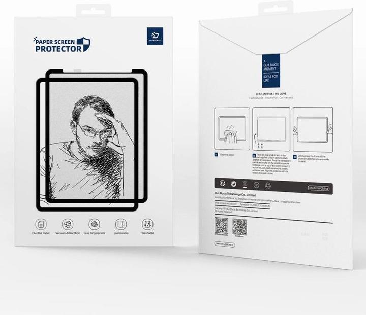 Produktbild Dux Ducis Book case protector NAAD for LCD Paper Like Film for SAMSUNG Tab S10 FE Plus (1 Stk., Samsung Galaxy Tab S10 FE+)