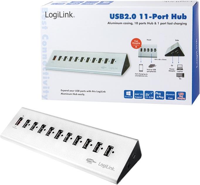 Image du produit LogiLink UA0226 (USB-A, 10 ports)