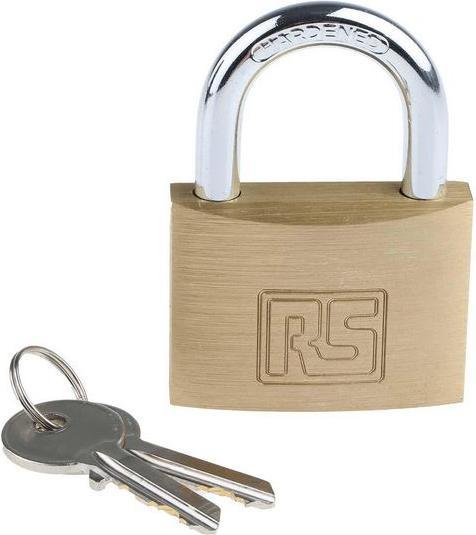 Produktbild RS PRO Solid Brass Padlock 50 mm