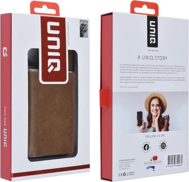 Produktbild UNIQ Accessory Hülle iPhone 14 - Hardcase Schutzhülle mit 4 Kartenfächer abnehmbar (Apple iPhone 14)