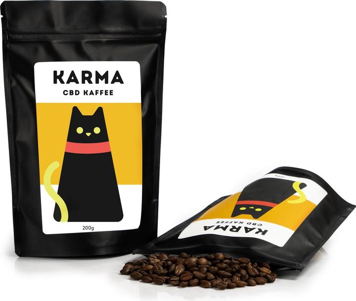 Actual product image Karma Kaffee CBD Coffee Beans 200g (200 g)