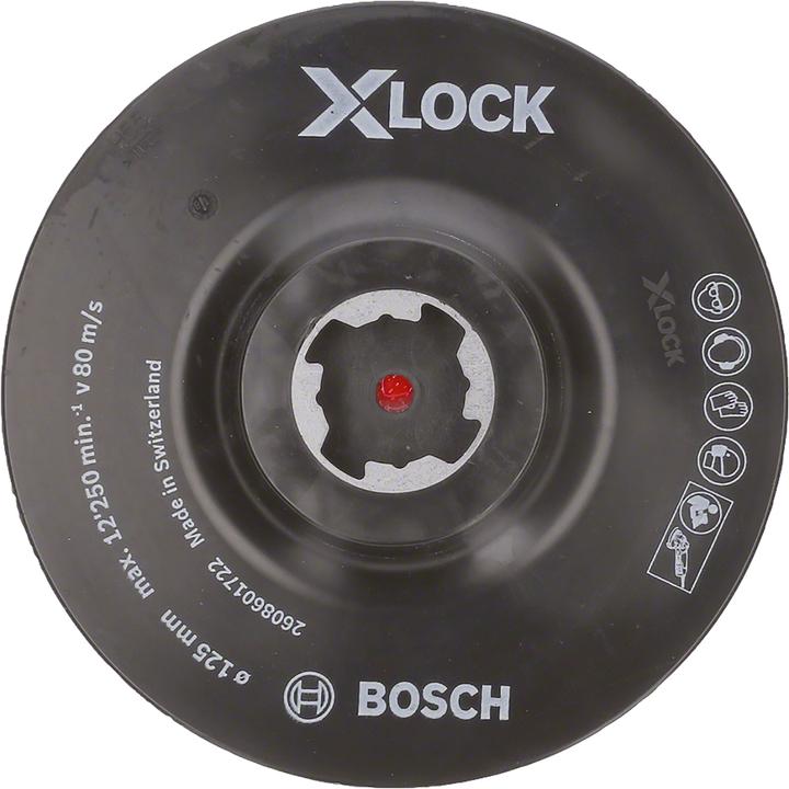 Actual product image Bosch Professional Zubehör PRO Backing Pad X-Lock, 125 mm, Velcro fastener