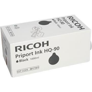 RICOH, Druckerpatrone, Type HQ90 - 6er-Pack - 1000 ml - Schwarz (BK)