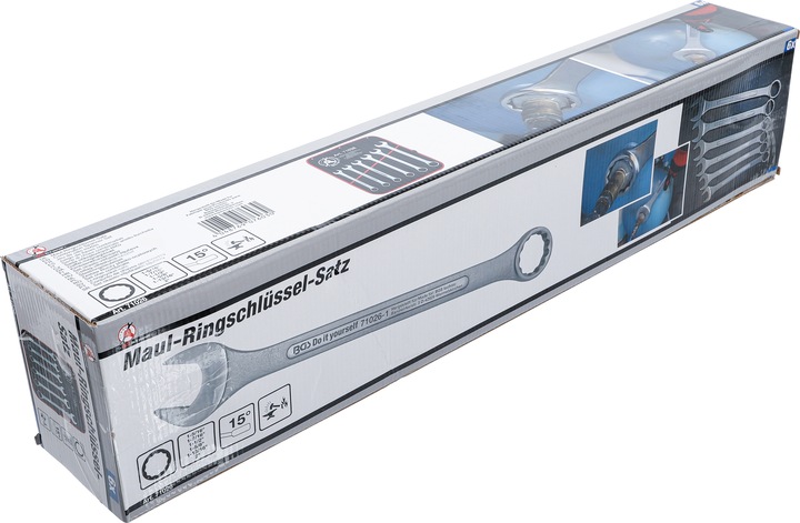 Actual product image BGS Combination Spanner Set XXL Inch Sizes 1-5/16" - 2" 6 pcs. (1.5/16")