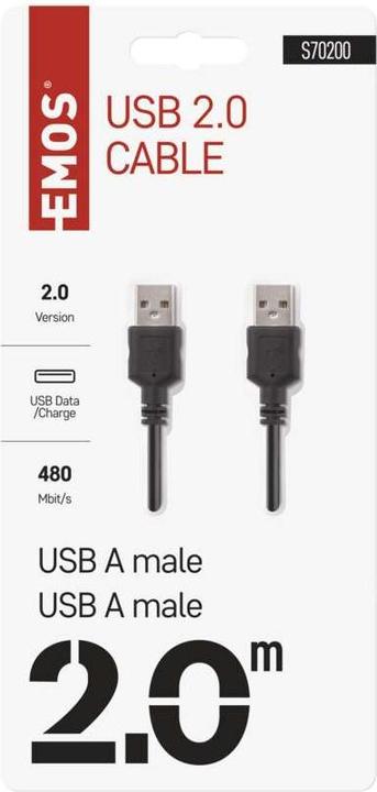 Immagine prodotto Emos Cavo USB 2.0 spina A - spina A 2m (2 m)