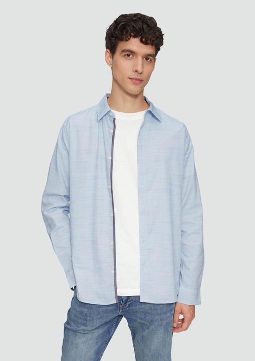 Produktbild S.Oliver Hemd Slim Fit: Strukturiertes Hemd mit Kentkragen (XL)