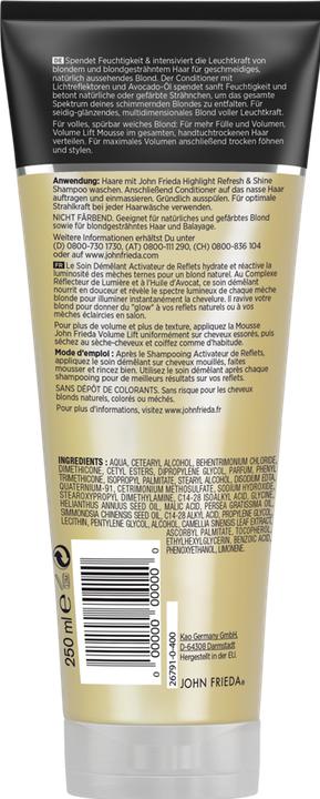 Produktbild John Frieda Highlight Refresh & Shine (250 ml)