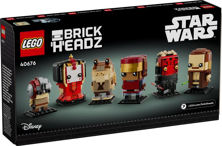 Produktbild LEGO Die dunkle Bedrohung (40676, LEGO Brickheadz, LEGO Star Wars)